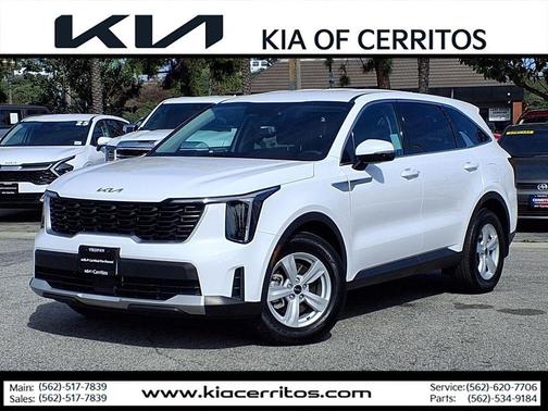 Glacial White Pearl 2025 Kia Sorento LX