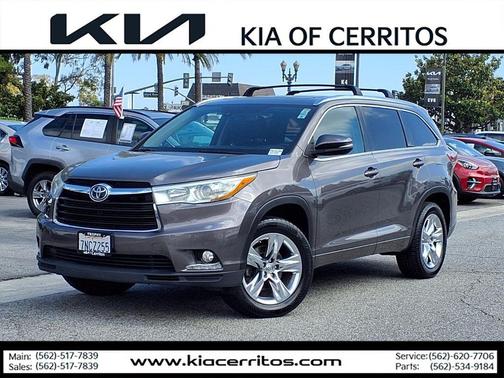 Predawn Gray Mica 2015 Toyota Highlander Limited Platinum