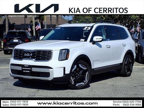 Glacial White Pearl 2025 Kia Telluride S