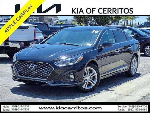 Phantom Black 2019 Hyundai SONATA SEL