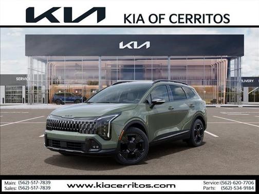 Jungle Green 2026 Kia Sportage Plug-In Hybrid X-Line Prestige