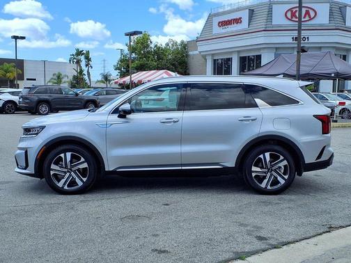 Silky Silver 2024 Kia Sorento Hybrid EX