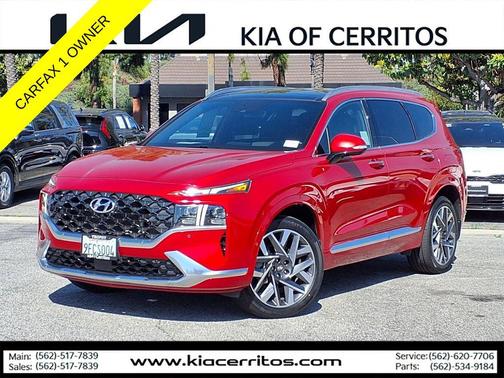Calypso Red 2023 Hyundai SANTA FE Calligraphy