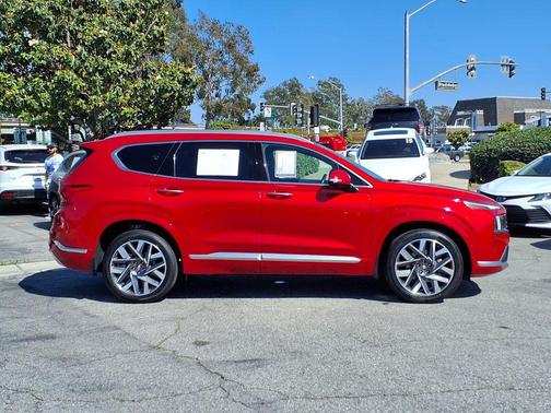 Calypso Red 2023 Hyundai SANTA FE Calligraphy