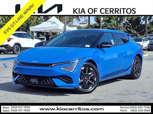Nebular Blue 2025 Kia EV6 GT-Line
