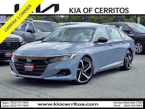 Sonic Gray Pearl 2022 Honda Accord Sport 1.5T