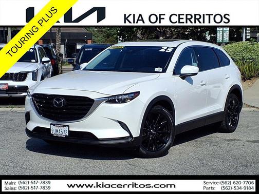Snowflake White Pearl Mica 2023 Mazda CX-9 Touring Plus