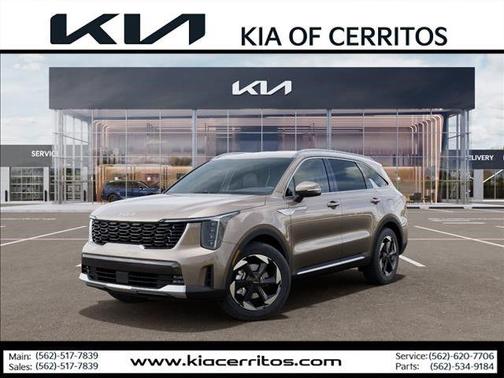 Volcanic Sand 2026 Kia Sorento Hybrid EX