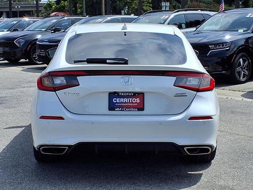 Platinum White Pearl 2024 Honda Civic Sport Touring