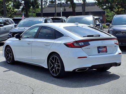 Platinum White Pearl 2024 Honda Civic Sport Touring