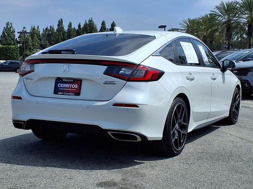 Platinum White Pearl 2024 Honda Civic Sport Touring