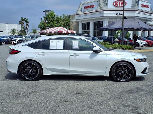 Platinum White Pearl 2024 Honda Civic Sport Touring