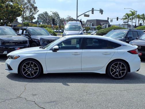 Platinum White Pearl 2024 Honda Civic Sport Touring