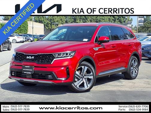 Runway Red 2023 Kia Sorento Hybrid EX