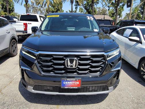 Crystal Black Pearl 2025 Honda Pilot EX-L