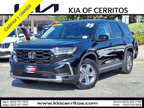 Crystal Black Pearl 2025 Honda Pilot EX-L