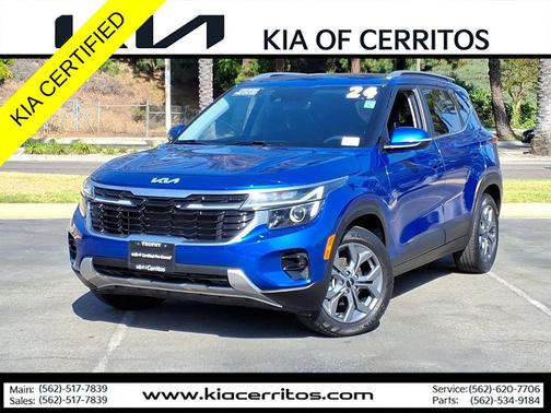 Neptune Blue 2024 Kia Seltos S