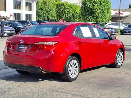 Barcelona Red Metallic 2019 Toyota Corolla LE