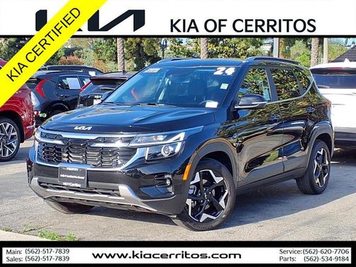Fusion Black 2024 Kia Seltos EX