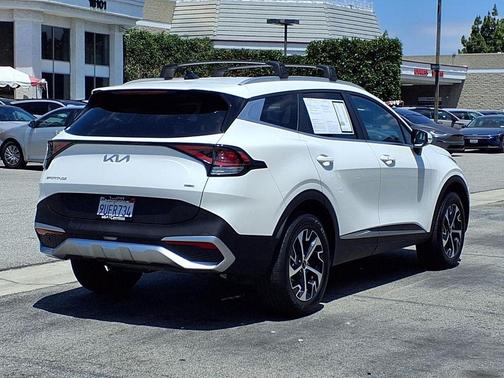Snow White Pearl 2025 Kia Sportage Hybrid EX