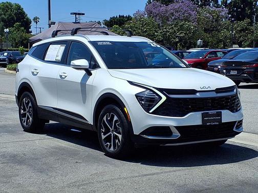Snow White Pearl 2025 Kia Sportage Hybrid EX