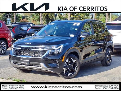 Fusion Black 2024 Kia Seltos EX