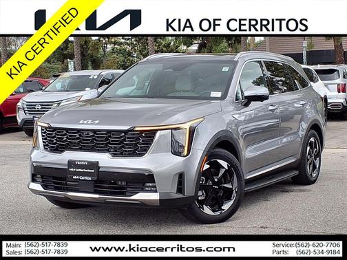 Steel Gray 2025 Kia Sorento Plug-In Hybrid SX Prestige