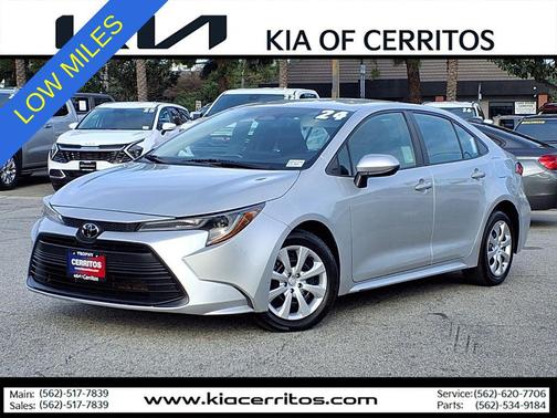 Classic Silver Metallic 2024 Toyota Corolla LE