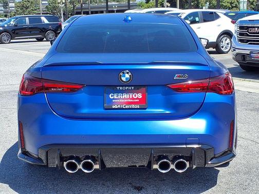 Frozen Portimao Blue Metallic 2025 BMW M4 Competition