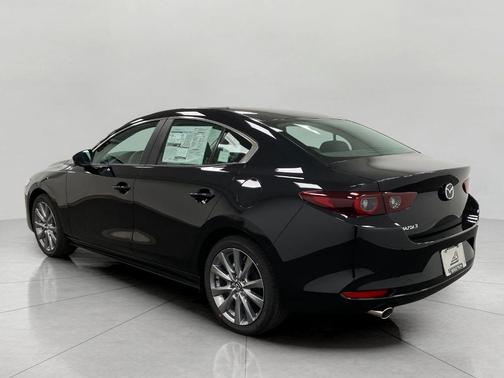 Jet Black Mica 2026 Mazda Mazda3 FWD w/Preferred Package