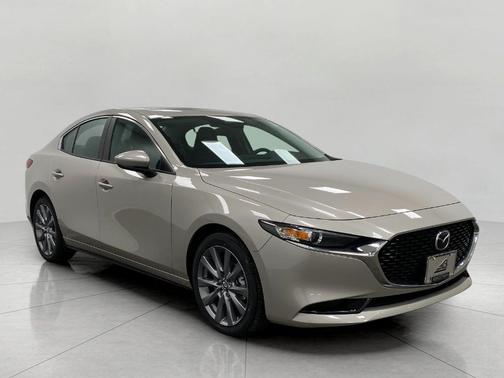 Platinum Quartz Metallic 2026 Mazda Mazda3 FWD w/Preferred Package