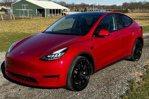 Red Multi-Coat 2020 Tesla Model Y Long Range Dual Motor All-Wheel Drive