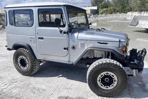 Silver 1983 Toyota Land Cruiser Base
