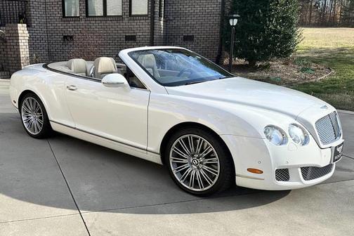 White 2010 Bentley Continental GTC Speed