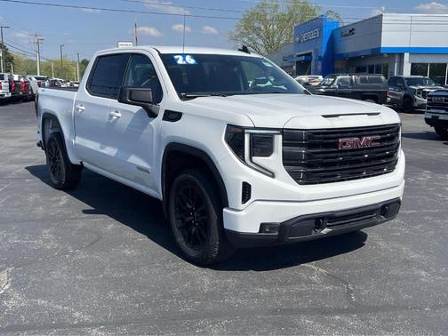 Summit White 2026 GMC Sierra 1500 Elevation
