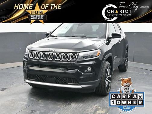 Diamond Black Crystal Pearlcoat 2025 Jeep Compass Limited