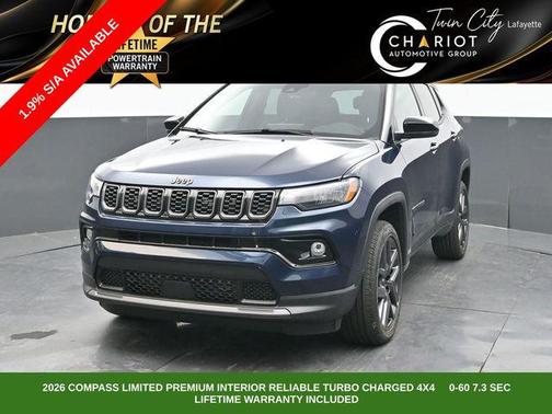 Fathom Blue Pearl Coat 2026 Jeep Compass Limited