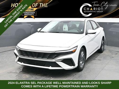 Serenity White 2024 Hyundai ELANTRA SEL