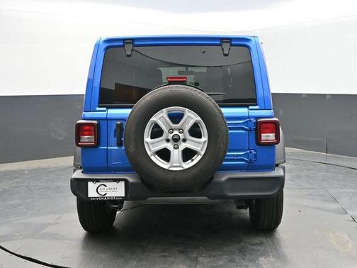 Hydro Blue Pearl Coat 2022 Jeep Wrangler Unlimited Sport