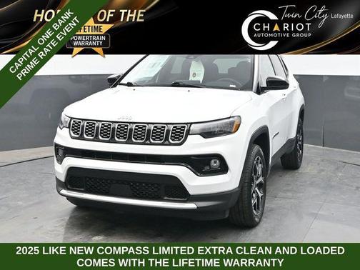 Bright White Clearcoat 2025 Jeep Compass Limited