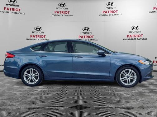 Blue Metallic 2018 Ford Fusion SE
