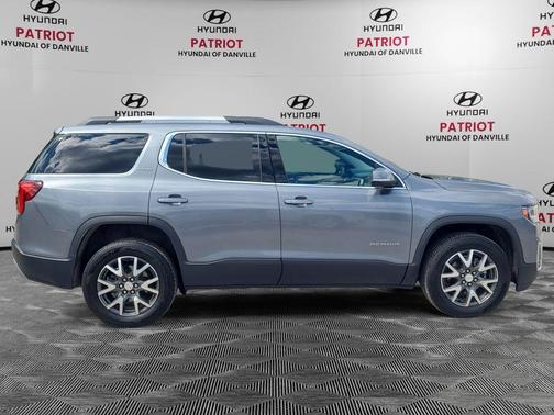 Satin Steel Metallic 2021 GMC Acadia SLE