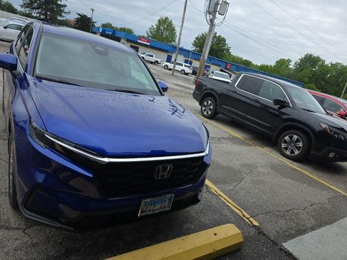 Blue 2023 Honda CR-V EX-L