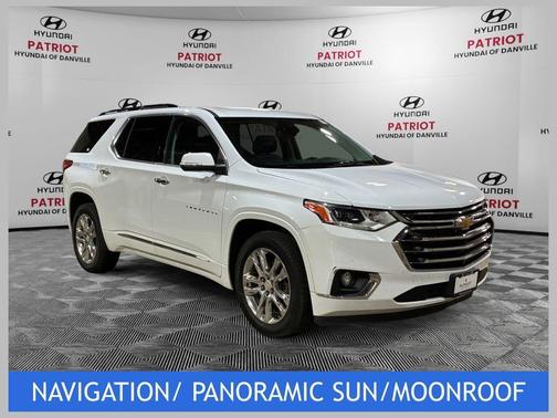 Summit White 2021 Chevrolet Traverse High Country