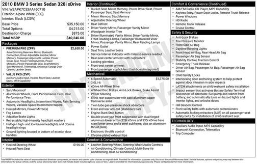 2010 BMW 328 i xDrive