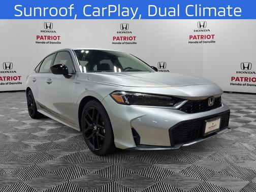 Solar Silver Metallic 2026 Honda Civic Hybrid Sport