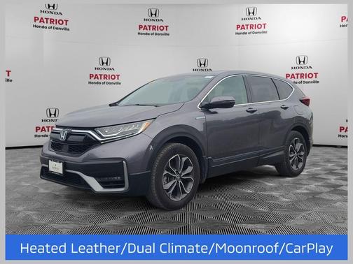 Gray 2021 Honda CR-V Hybrid EX-L