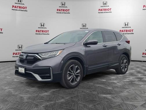 Gray 2021 Honda CR-V Hybrid EX-L
