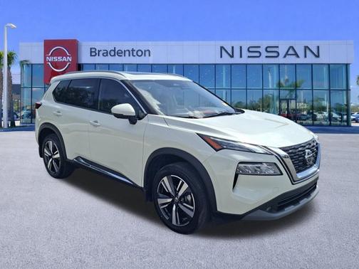 White 2021 Nissan Rogue SL