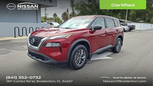 Scarlet Ember 2021 Nissan Rogue S